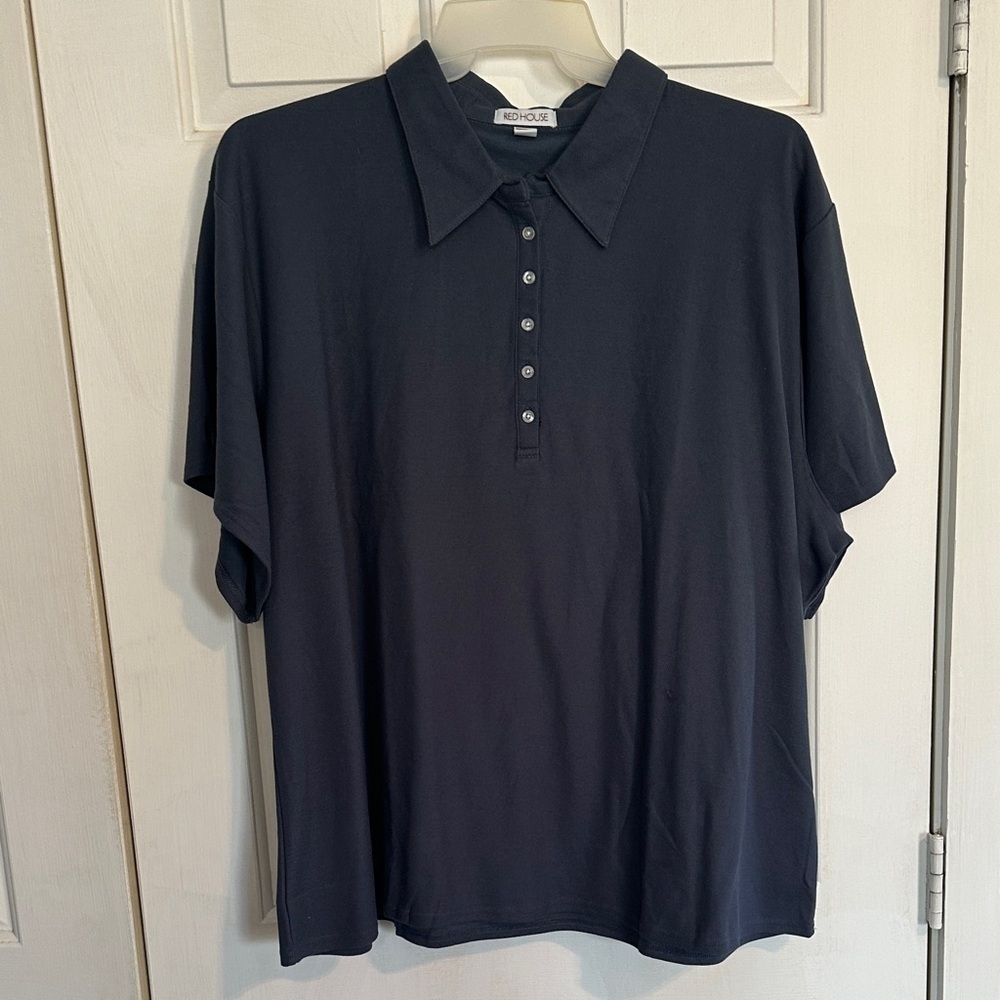 Red house blue polo women’s size 4x